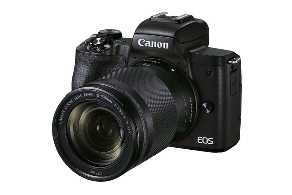 Levně Canon EOS M50 Mark II + 15-45 + 55-200 (4728C015) Black