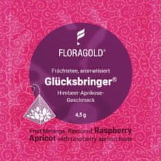 Floragold Ovocný čaj Glückbringer (malina-meruňka) 15 ks