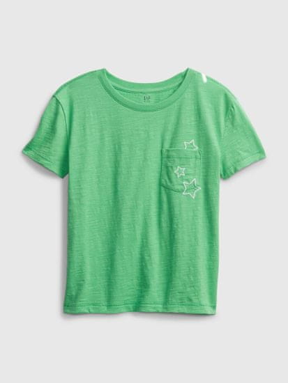 Gap Dětské tričko print pocket