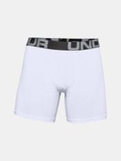 Under Armour Boxerky UA Charged Cotton 6in 3 Pack-WHT M