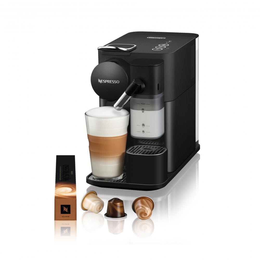Levně Nespresso kávovar na kapsle De´Longhi Lattissima One, černý EN510.B
