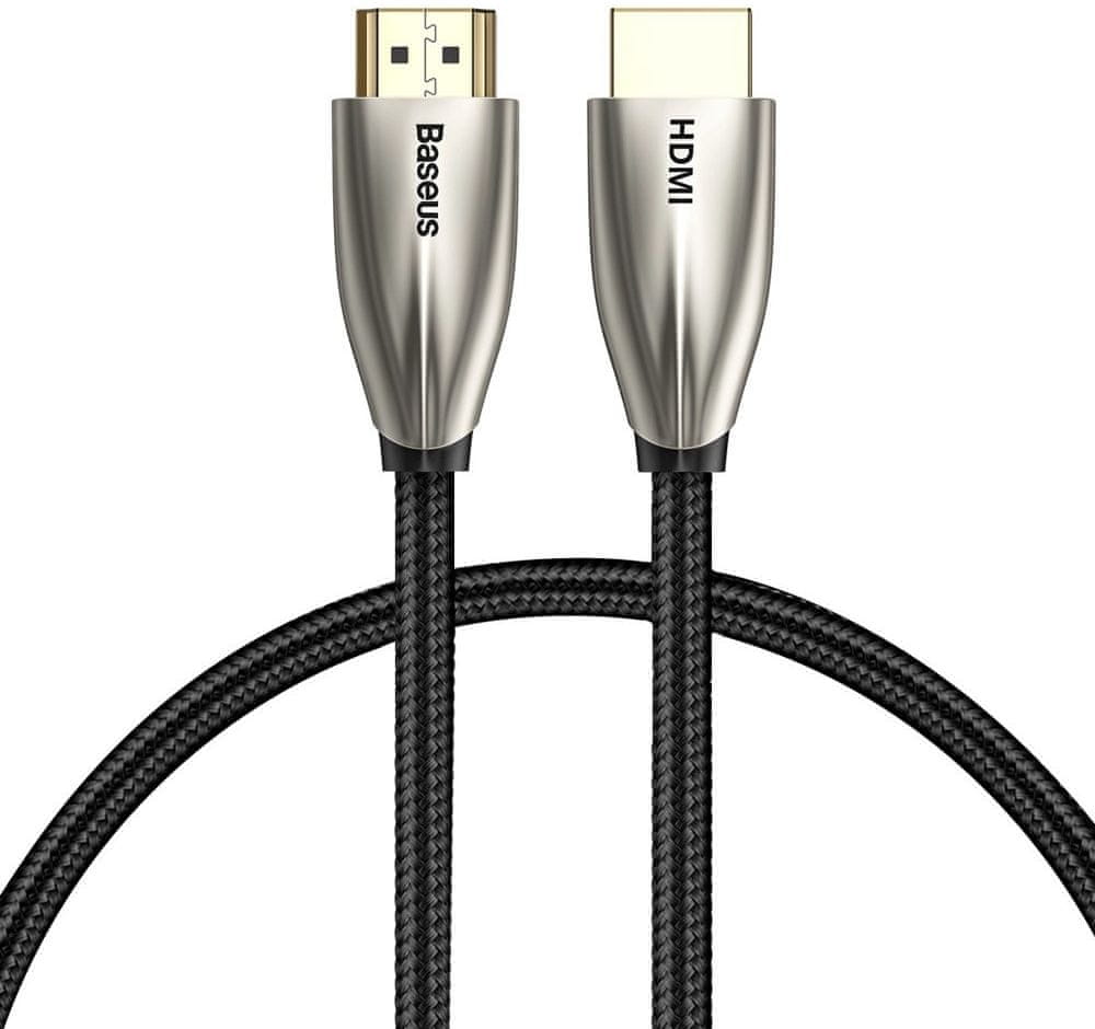 BASEUS Horizontal kabel 4K HDMI samec na 4K HDMI samec 1 m CADSP-A01, černá