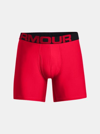 Under Armour Boxerky Tech 6in 2 Pack-RED