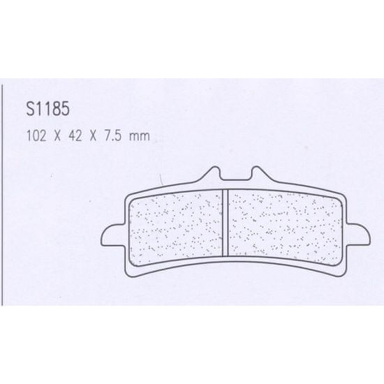 CL BRAKES Přední brzdové destičky CL-Brakes APRILIA RSV4 1000 R (Factory) 2015-2015 směs C60