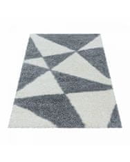 Ayyildiz Kusový koberec Tango Shaggy 3101 grey 80x250