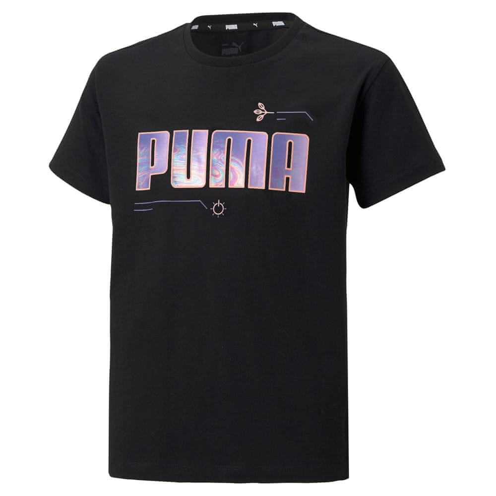Puma dívčí tričko Alpha Tee 116 černá