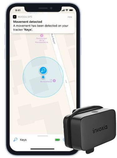Invoxia GPS Mini Tracker – Smart GPS lokátor - zánovní
