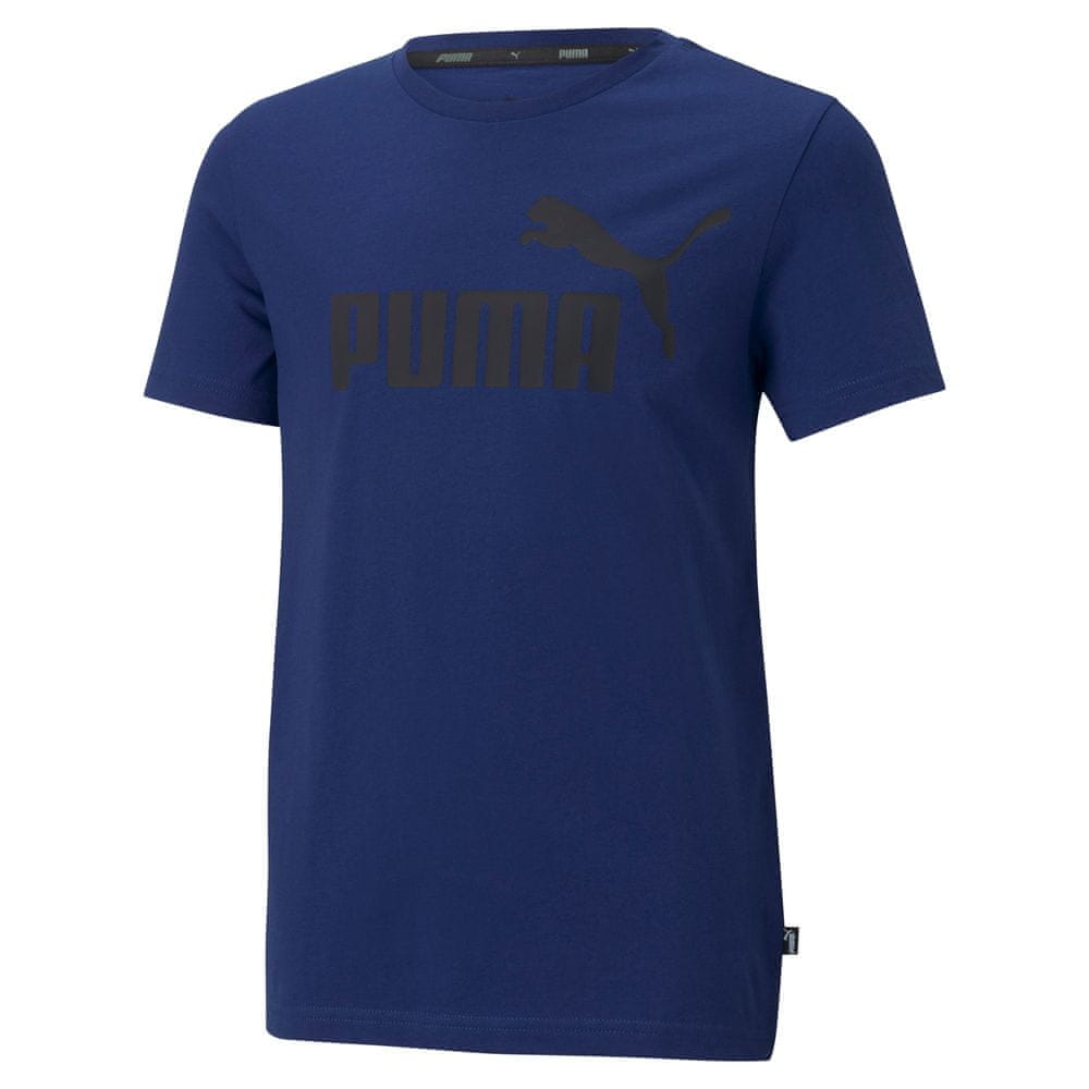 Puma chlapecké tričko ESS Logo Tee 104 tmavě modrá