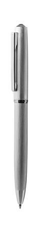 ART CRYSTELLA Kuličkové pero "Oslo", stříbrná, černý krystal SWAROVSKI, 13 cm, 1805XGO220