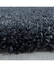 Ayyildiz Kusový koberec Fluffy Shaggy 3500 anthrazit kruh 80x80 (průměr) kruh