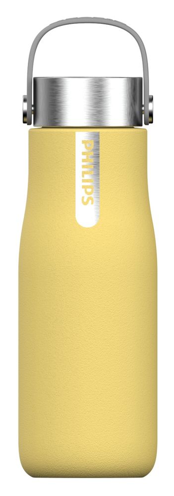 Philips GoZero UV samočistící lahev, 355 ml, žlutá