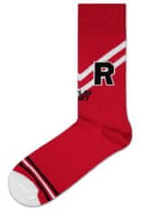 Replay Ponožky Casual Sport Logo&Stripes 2Prs Banderole - Black/Red 35-38