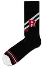 Replay Ponožky Casual Sport Logo&Stripes 2Prs Banderole - Black/Red 35-38