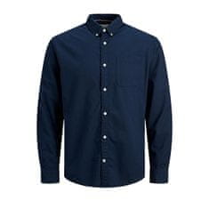 Jack&Jones Pánská košile JJEOXFORD Slim Fit 12182486 Navy blazer (Velikost M)