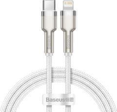 BASEUS Cafule Series nabíjecí / datový kabel USB-C na Lightning PD 20 W 2 m CATLJK-B02, bílá