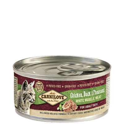 Carnilove WMM Chicken, Duck & Pheasant for Adult Cats 12 x 100 g