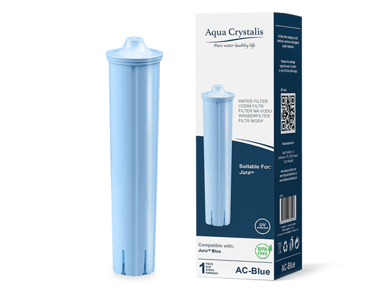 Aqua Crystalis AC-BLUE vodní filtr pro kávovary JURA (Náhrada filtru Claris Blue)