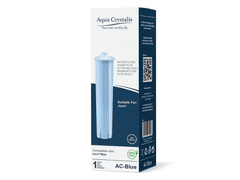 Aqua Crystalis vodní filtr AC-BLUE pro kávovary JURA (Náhrada filtru Claris Blue) - 3 kusy