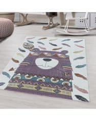 Ayyildiz AKCE: 80x150 cm Dětský kusový koberec Funny 2104 violet 80x150