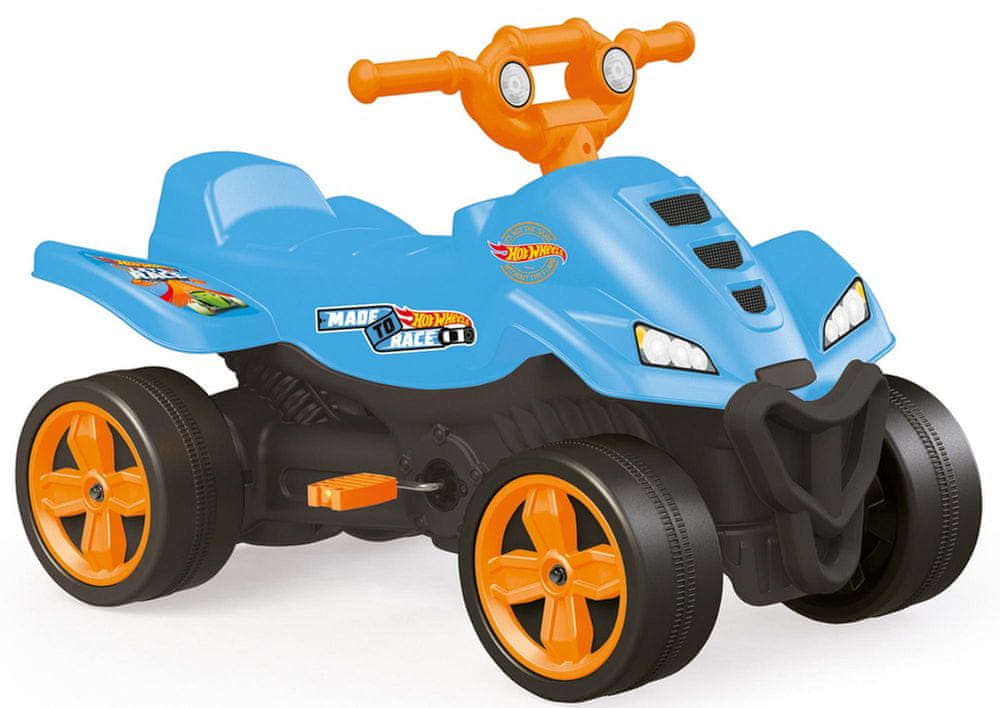DOLU Dětská šlapací čtyřkolka modrá Hot Wheels - zánovní