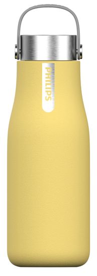 Philips GoZero UV samočistící lahev, 590 ml, žlutá