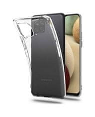 TopQ Kryt Samsung A12 silikon 2 mm průhledný 56436