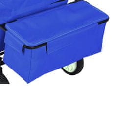 Timeless Tools Skládací vozík se stříškou ve 2 barvách - modrá