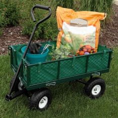 Timeless Tools Kovový zahradní vozík - s nosností do 250 kg