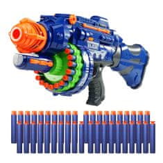 Timeless Tools Dětská pistole se zvukem, ve 2 barvách, se sadou projektilů navíc - modrá