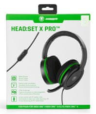 Snakebyte HEAD:SET PRO X sluchátka s mikrofonem pro hráče Xbox One