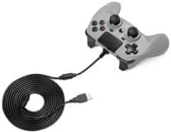 Snakebyte GAME:PAD 4 S kabelový gamepad pro PS4 šedý