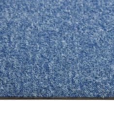 Greatstore Kobercové podlahové dlaždice 20 ks 5 m2 50 x 50 cm modré