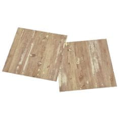 Greatstore Samolepicí podlahové desky 20 ks PVC 1,86 m2 hnědé