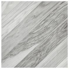 Greatstore Samolepicí podlahové desky 20 ks PVC 1,86 m2 šedé pruhované