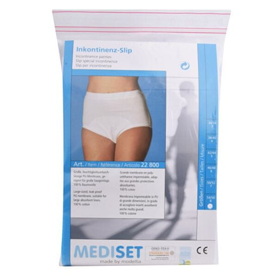 Mediset Inkontinenční dámské kalhotky s nepropustnou PU - membránou UNI