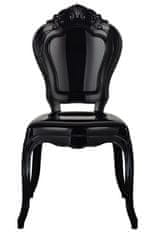Židle KING černá - polykarbonát