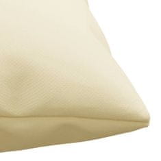 shumee Dekorační polštáře 4 ks krémové 50 x 50 cm textil