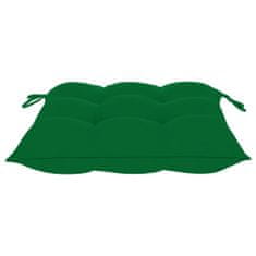 Vidaxl Podušky na židle 6 ks zelené 50 x 50 x 7 cm textil