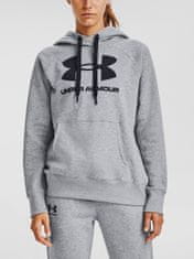 Under Armour Mikina Rival Fleece Logo Hoodie-GRY L