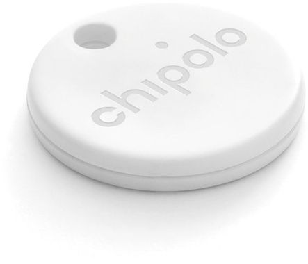 Chipolo ONE – Bluetooth lokátor bílá malý barevný přívěšek prozvonění předmětu aplikace dosah 60 m ochrana lokalizace stylový vzhled anonymní signál vyhledání telefonu tichý režim prozvonění předmětu aplikace dosah bezdrátová selfie uzávěrka Widget