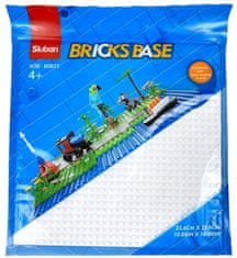 Sluban Bricks Base M38-B0833B Základní deska 25.6 x 25.6 cm bílá M38-B0833B