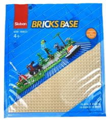 Sluban Bricks Base M38-B0833A Základní deska 25.6 x 25.6 cm béžová M38-B0833A