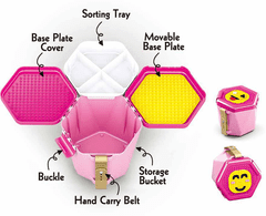 Sluban Bucket Bricks M38-B0830 kbelík s kostkami růžový M38-B0830