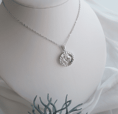MINET Stříbrný náhrdelník Zodiac znamení LEV
