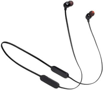moderní bezdrátová Bluetooth 5.0 sluchátka Jbl tune 125bt podpora hlasových asistentů výdrž na nabití 16 h rychlonabíjecí funkce magnetické konce sluchátek ovládání na kabelu plochý kabel handsfree mikrofon