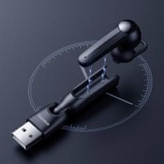 BASEUS A05 Bluetooth Handsfree sluchátko + USB dokovací stanice, černé