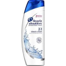 Head & Shoulders Šampon a kondicionér proti lupům 2 v 1 Classic Clean (Anti-Dandruff Shampoo & Conditioner) (Objem 900 ml)