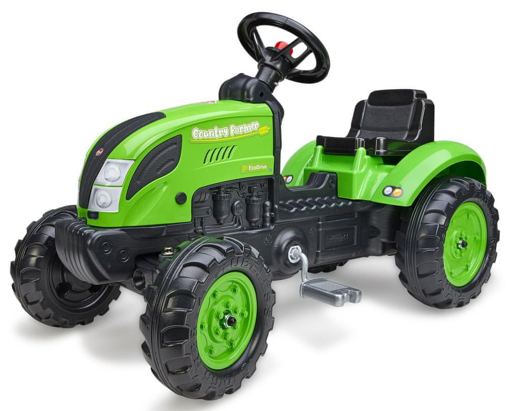 Falk Šlapací traktor 2057L Country Farmer - zelený - zánovní