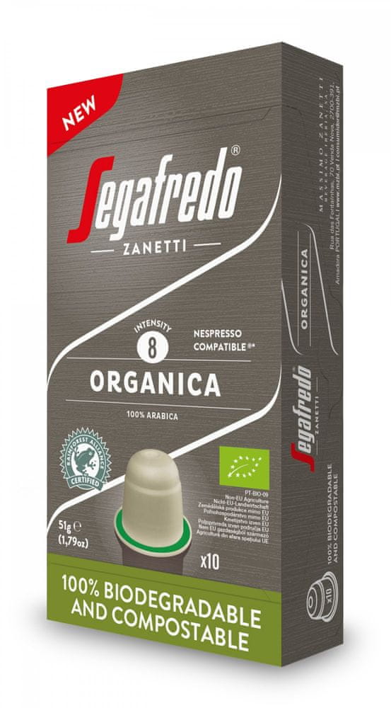 Segafredo Zanetti Organica Kapsle 10 ks