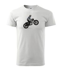 MSP Pánské triko s moto motivem 91 Kostra Cafe racer